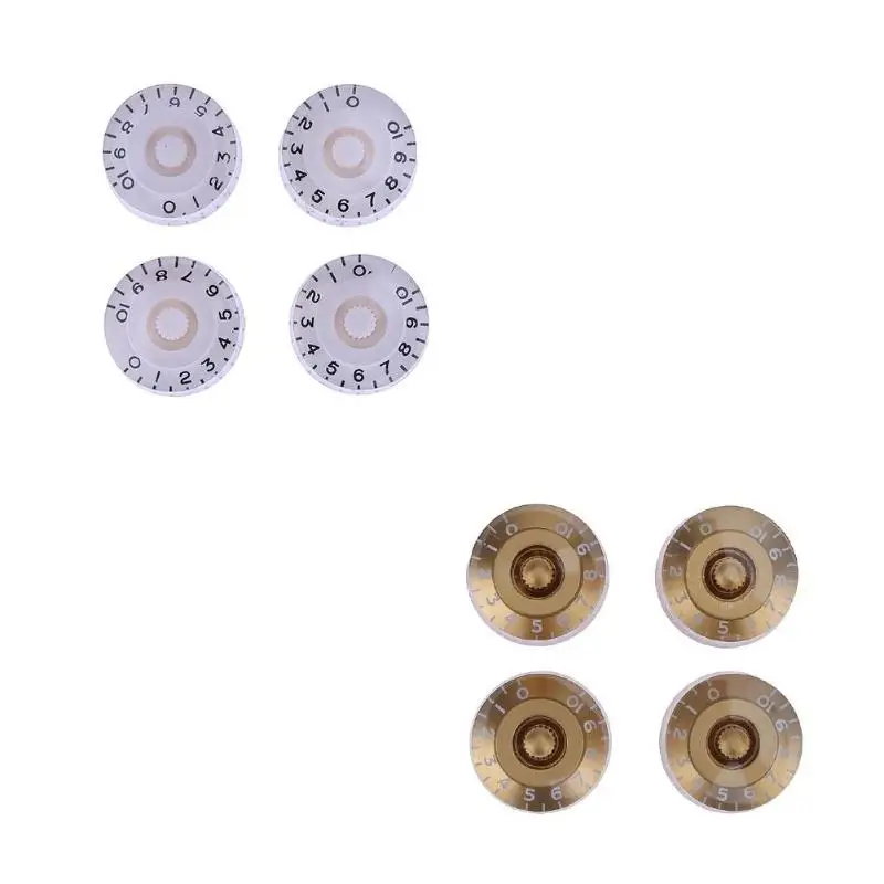 

4PCS/lot Acrylic Guitar Knobs Speed Control Volume Tone for Guitar Guitarra Replacement Electric Guitar Accessories 25.2-26.2CM