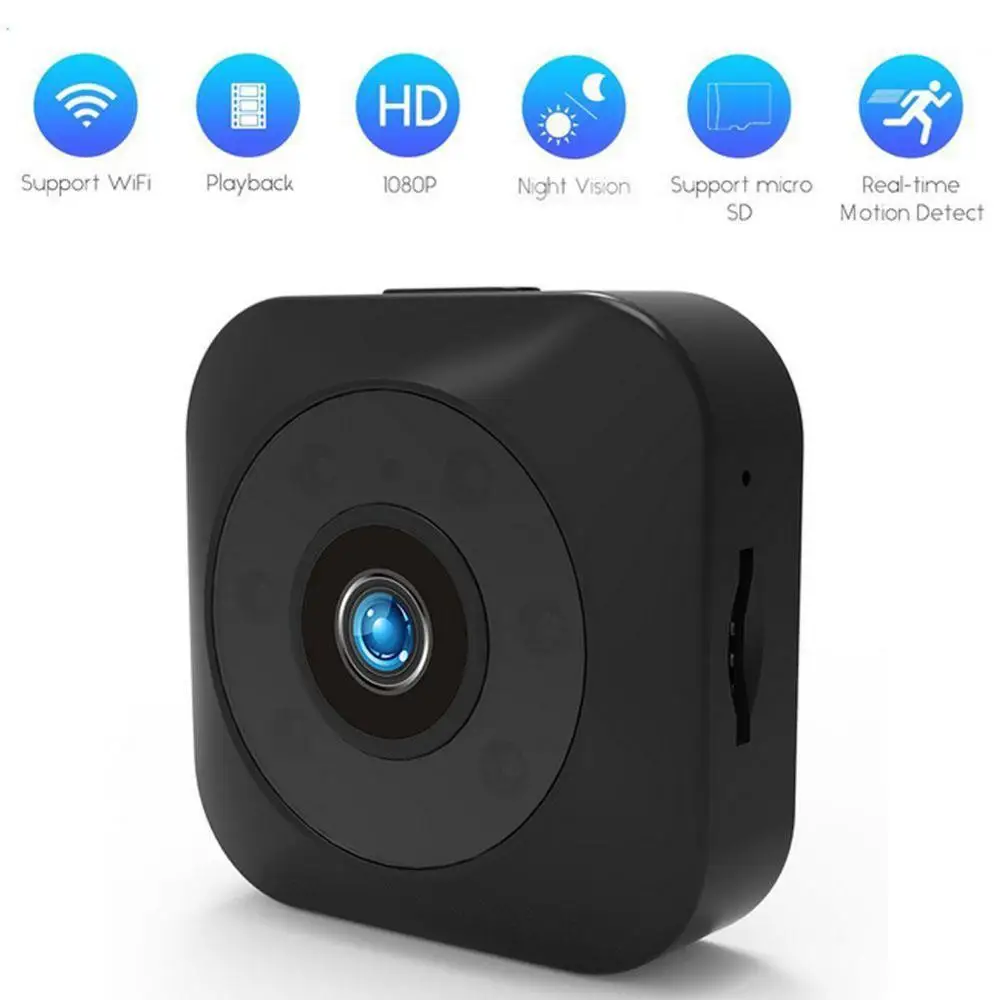 

Mini Wifi Camera HD 720P Wireless IP Security Camera Sport DV Mini Camcorder Camera Night Vision Mini Magnetic Camera