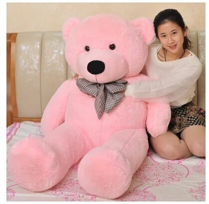 Чучело милый Мишка Тедди 140 см розовый медведь плюшевая игрушка мягкая кукла подушка подарок w3376
