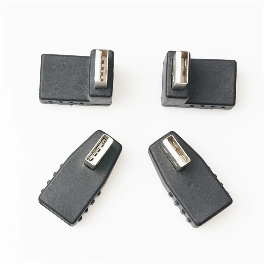 Левый/правый/вверх/вниз угол 90 градусов USB 2 0 штекер Угловой гнездо адаптер