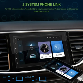 

9217 Android 8.1 GPS Car Player Reversing Touch Autoradio WIFI Player 7 Inch 1024*600 HD Car Player For Driving Listening Music
