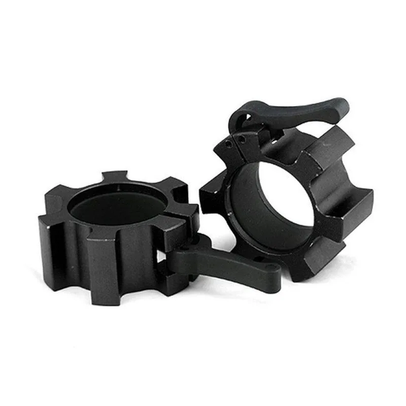 

Weight lifting Standard Barbell Clamp Collars Lock Jaw Gym Fitness Aluminum Dumbbell Barbell Collars Locks Clips