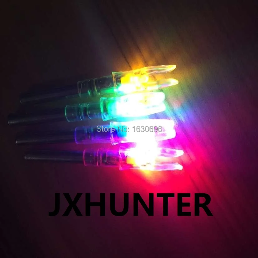 

60PK Automatically Luminous 5 Color LED Lighted Arrow Nock for DIY Carbon Express Arrows Shooting