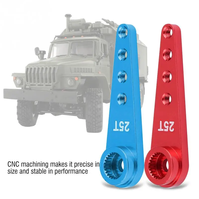 

CNC Machining Aluminium Alloy 25T Servo Arm For WPL 1627 RC Truck Upgrade Parts Remote Control Accessories High Quality