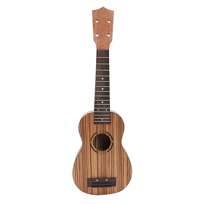 

ABGZ-Soprano Ukulele Diy Kit 21 Inch Zebrawood 4 Strings Hawaiian Guitar For Handwork Painting Perfect Parents-Child Campaign