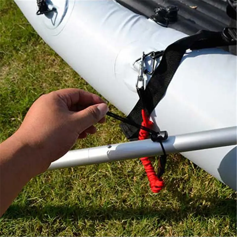 قارب كاياك المجذاف المقود ركوب الأمواج تصفح المقود حبل مرونة السلامة المقود الصيد قضيب التجديف قوارب الحبل عشوائي اللون