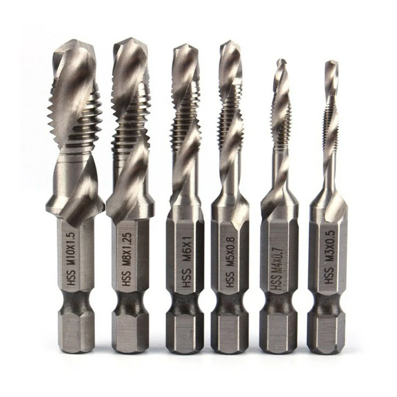 6 шт./партия M3 M10 сверла и 1/4 &quotс шестигранным хвостовиком набор сверл