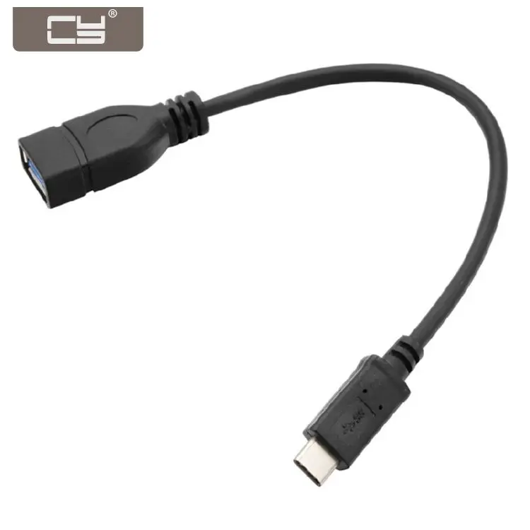 

Zihan Reversible USB 3.0 3.1 Type C Male Connector to A Female OTG Data Cable for Tablet Mobile Phone 90 Degree Right Angled