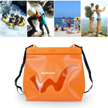 Waterproof PVC Toiletry Bag Travel Dry Pack Bag for Outdoor Beach Camping Kayaking Rafting Swimming Storage Bag