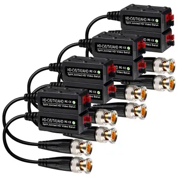 

4 Pairs Split Joint Mini Cctv Bnc Hd-Cvi/Tvi/Ahd Passive Video Balun Transceiver