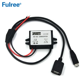 

DC regulator car charger DC-DC 12V to 5V, 24V to 5V 36v to 5V, 48V to 5V USB MICRO USB step down Power Supply Converter Module
