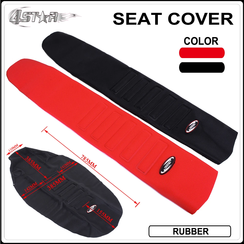 Motorbike Rubber Striped Soft Grip Gripper Soft Seat Cover For KTM EXC