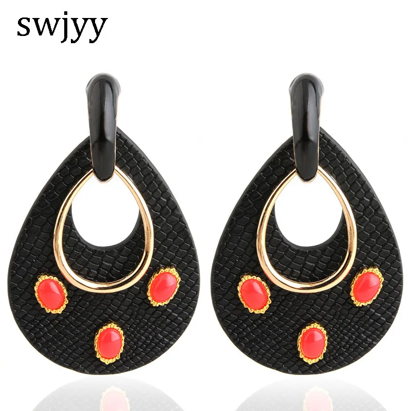 swjyyWomenDropTigerEarringsForWomanDangleZincalloy