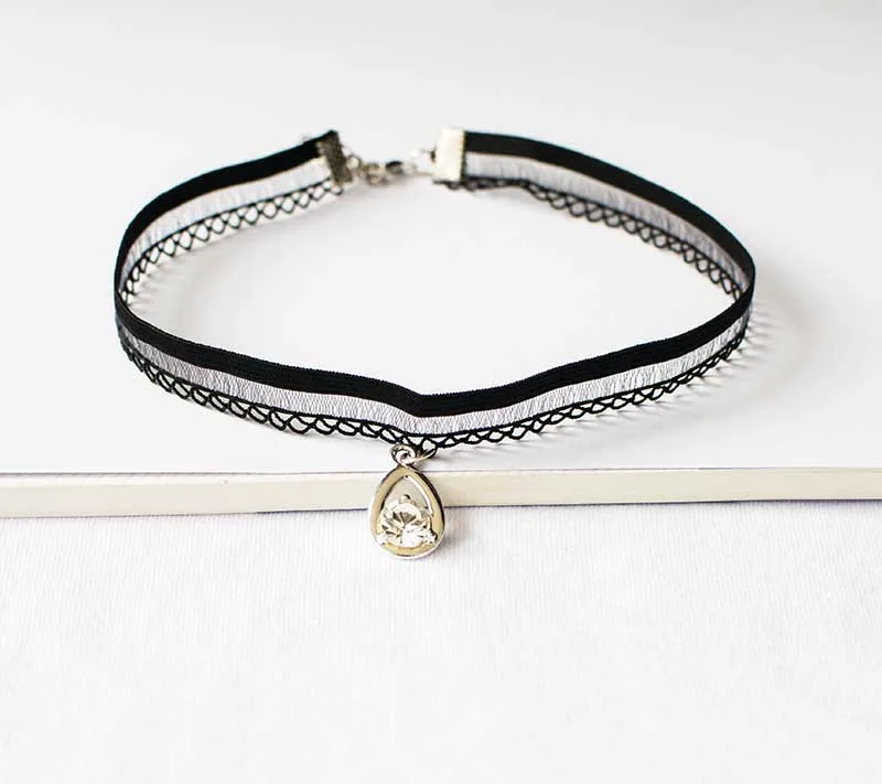 Promotion love Geometry Tattoo Clavicle Choker Necklace For Women Chain Jewelry big sale necklace spider snake cross wolf