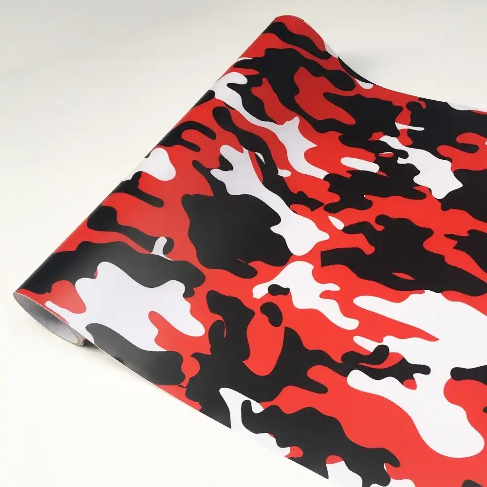 Color Name : Blue Camo, Size : 152X20 CM TSAUTOP Newest Snow Camo Vinyl Film Auto Wrap Camouflage Vinyl Wrapping Car Sticker Bike Console Computer Laptop Skin Scooter Motorcycle