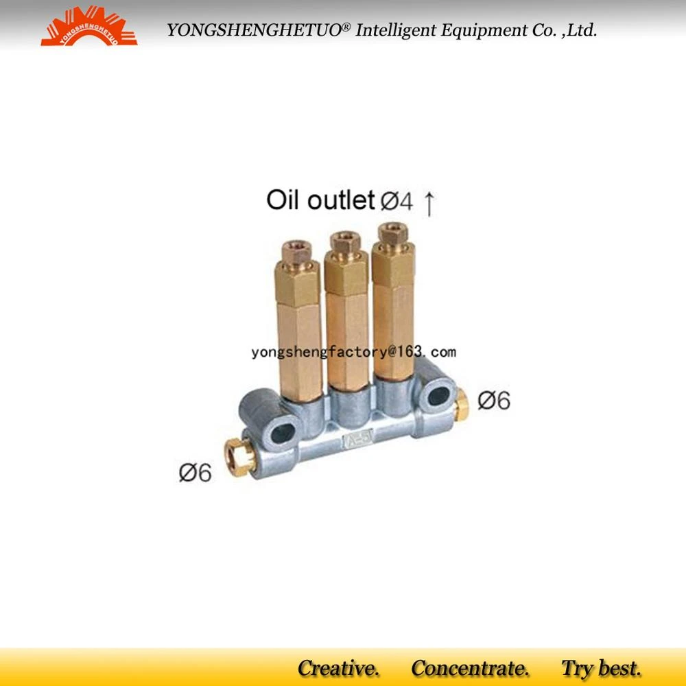 Detective Volumetric Oil Distributor Piston Lubricant Separator Valve Divider Adx500 3 Outlet
