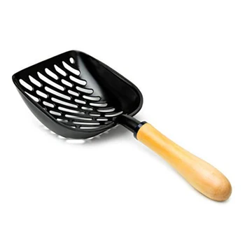 

Cat Litter Scoop With Flexible Long Handle,Deep Shovel Sifter Durable Solid,Non-Stick Deep Scoop,Waterproof And Rust Resistant