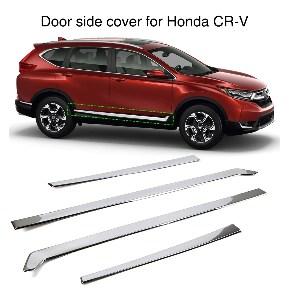 2014 Honda CR-V Interior Chrome Door Molding Trim Cover For 2017-2021 Honda CRV - Stainless Steel, Mirror Finish, Easy Install Door Edge Guard Trim CRV - Foto 10