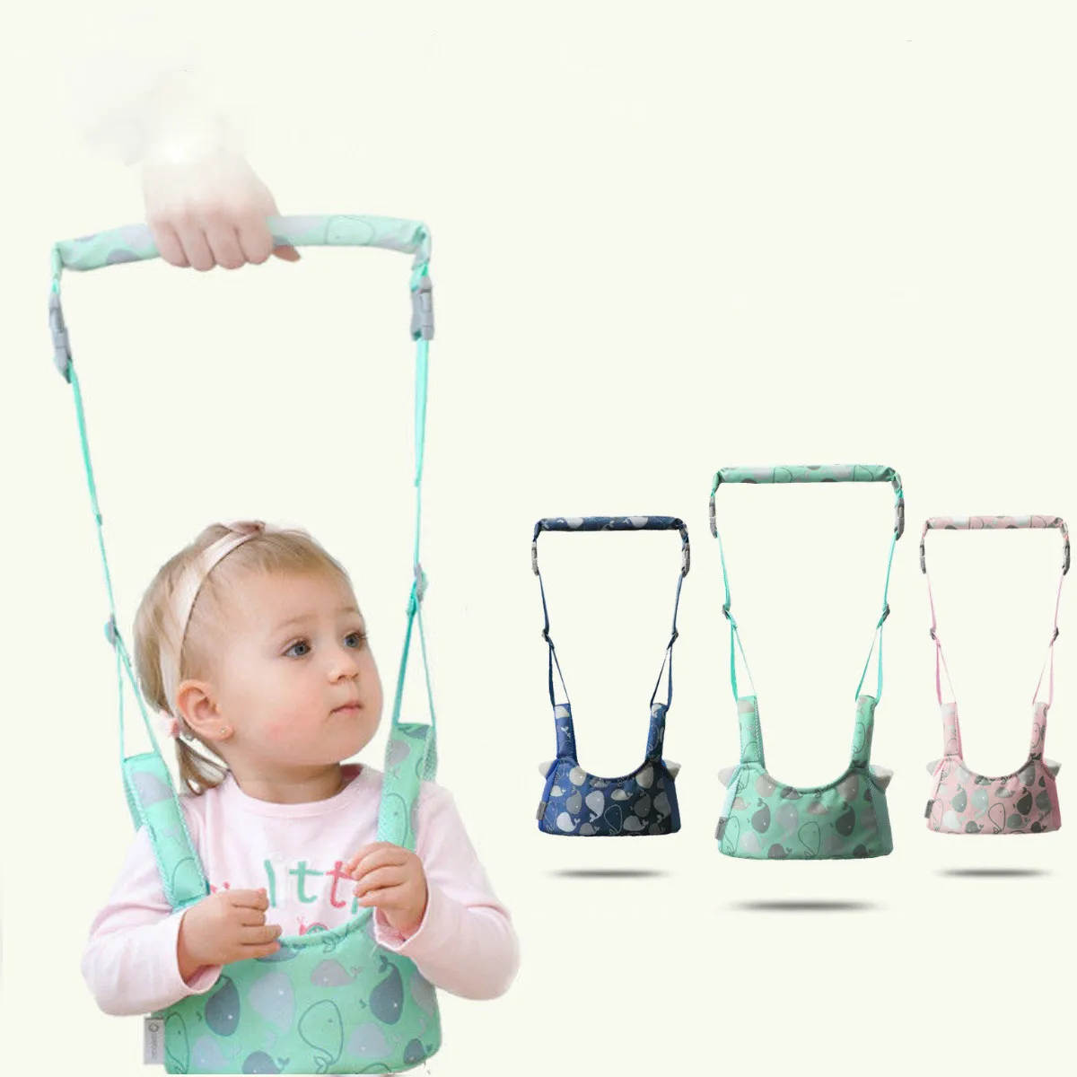 

Dual-Use Breathable Toddler Baby Safety Walking Assistant Adjustable Walk Learning Harness Protection Belt