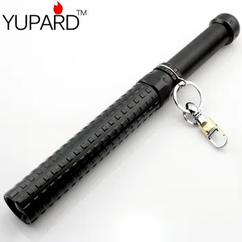 

YUPARD Q5 LED Bright Long Zoomable led Flashlight with a key ring 3modes 600 lm self defense 3xAAA 1x18650 rechargeable