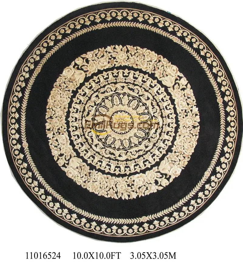 Топ Мода Tapete Подробнее о 10' X 10' ручной Узелок толстый плюшевый французский коврик «савонри» ковер, сделанный на заказ 11016524gc88savyg2