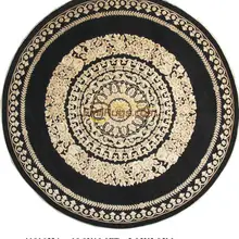 Топ Мода Tapete Подробнее о 10' X 10' ручной Узелок толстый плюшевый французский коврик «савонри» ковер, сделанный на заказ 11016524gc88savyg2