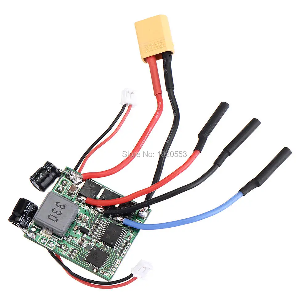 WLtoys K130 0014 20A ESC с штепсельной вилкой XT30 электронный регулятор скорости запасные