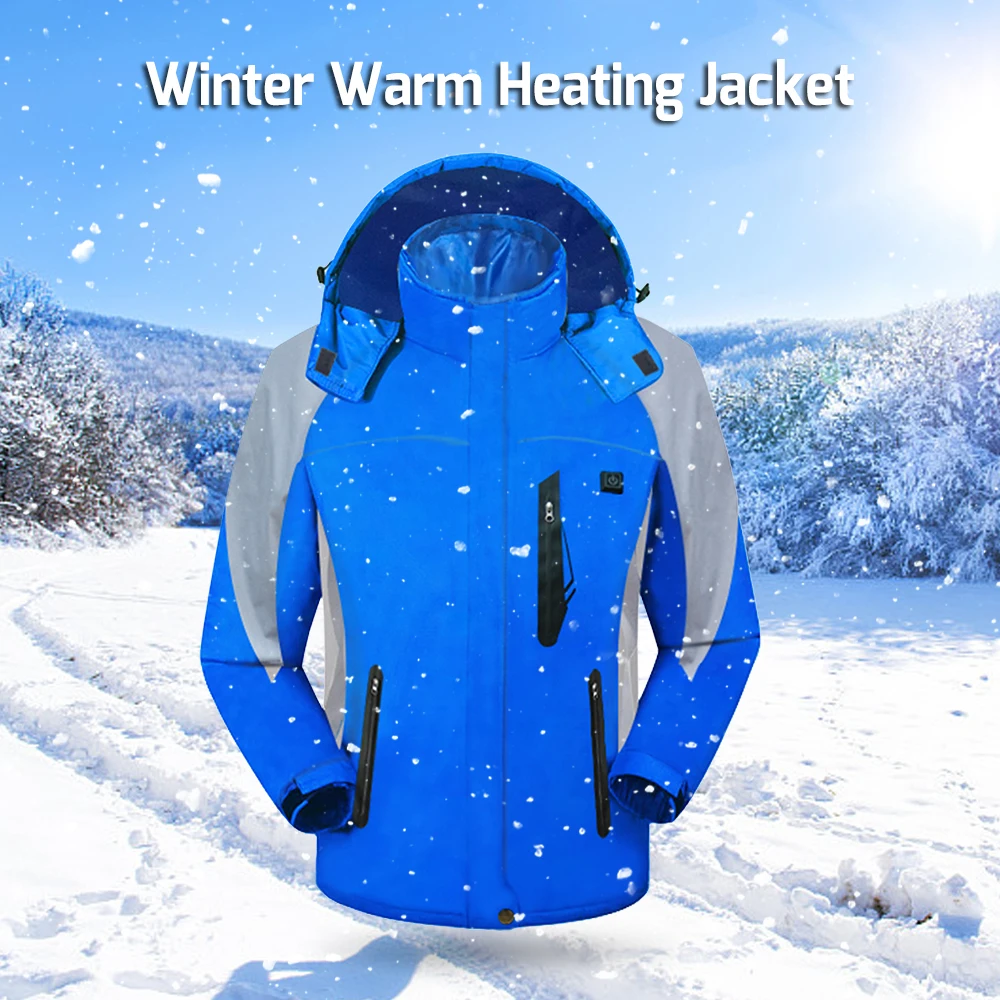 Outdoor Waterproof Jacket Heated Jacket Snowmobile Skiing Climbing Snow