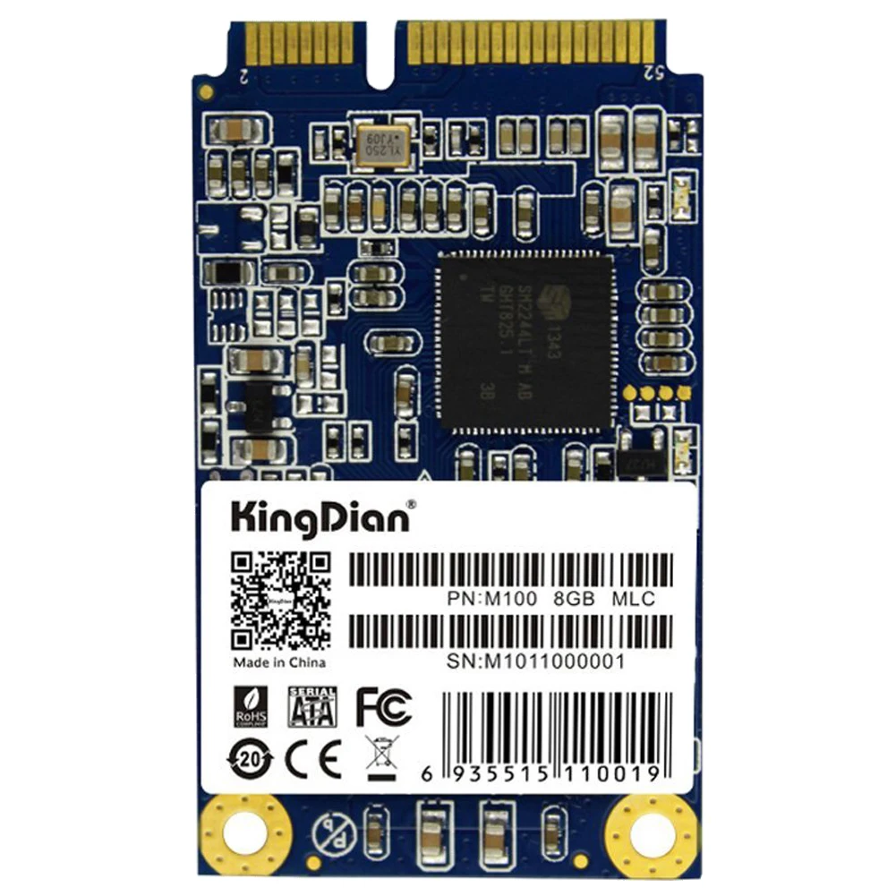 

KingDian mSATA Solid State Disk SSD M100 Hard State Drive For Games Medical POS Industrial Tablet PC