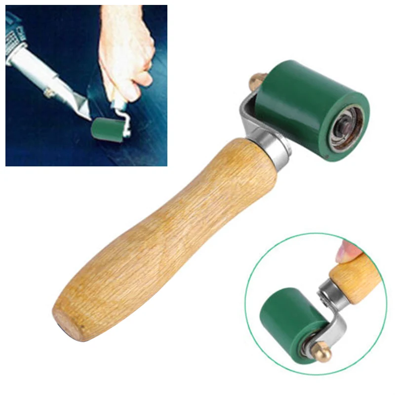 

Silicone Heat Resistant Seam Hand Pressure Roller Corner Seaming Welding Tool Kit Roofing PVC Membrane Welding Car Film Pressing