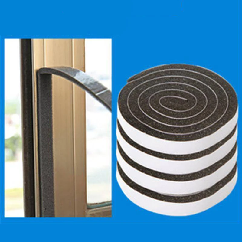 4 Rolls Self Adhesive Seal Strip Door Window Sealing Strips Noise for