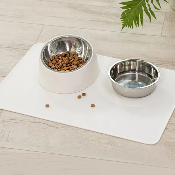 

Xiaomi Youpin Pet Dog Puppy Cat Waterproof Feeding Mat Pad Silicone Dish Bowl Food Wipe Clean Drinking Feed Placemat