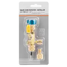 Инструмент для демонтажа сердцевины клапана двойной Размеры R22(1/4) R410(5/16) порт инструмент установки