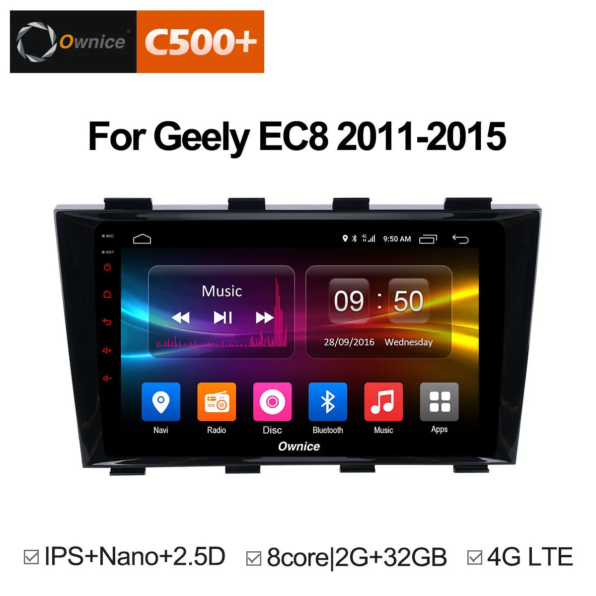 Sale For Geely Emgrand EC8 2011 2012 2013 2014 2015 Car Multimedia auto Tablet PC DVD Player GPS Map Navigation Radio Vehicle Android 1