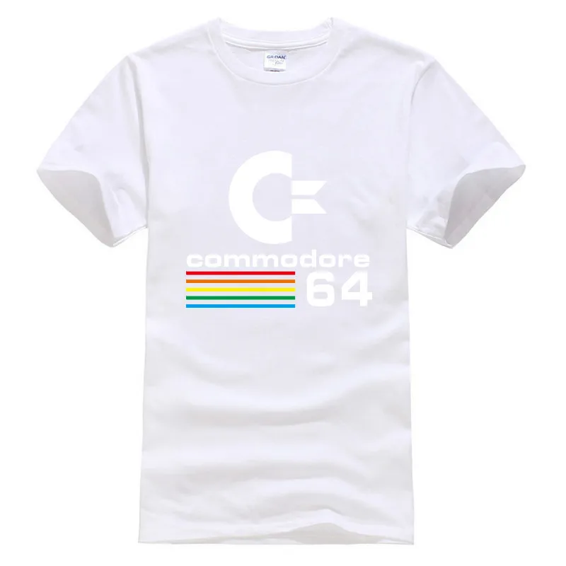 2018 Summer Commodore 64 T Shirts C64 SID Amiga Retro 8-bit Ultra Cool Design Vinyl T-shirt Mens Clothing With Short Sleeve