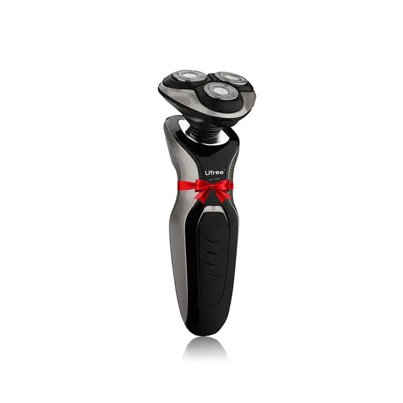 

Ufree U-121 Face Care Men Beard Trimmer Machine Rechargeable Electric Shaver 3D Triple Floating Blade Heads Shaving Razors 100