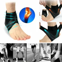 Модная Повседневная однотонная Регулируемая Защита щиколотки фиксатор для ног Защитный ремешок основа для спортзала для игры в баскетбол цельный для взрослых