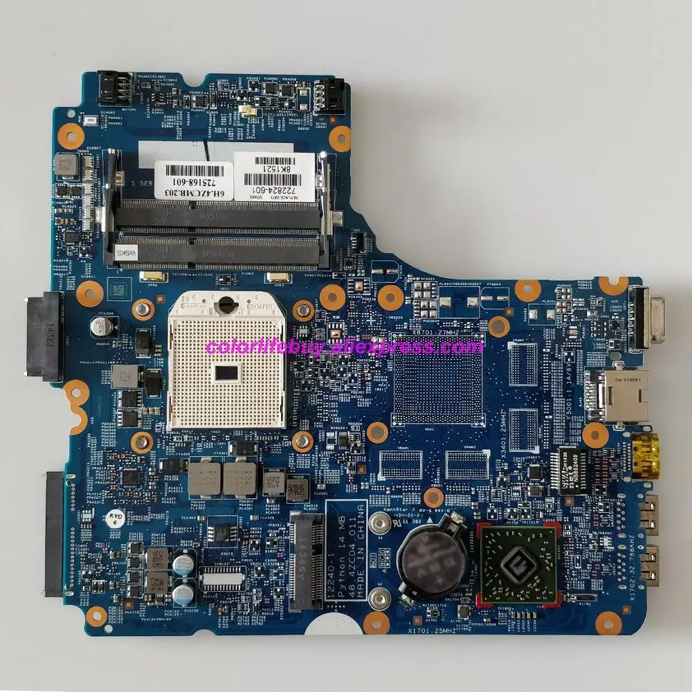 

Genuine 722824-001 722824-501 722824-601 12240-1 48.4ZC04.011 Laptop Motherboard for HP ProBook 445 G1 NoteBook PC