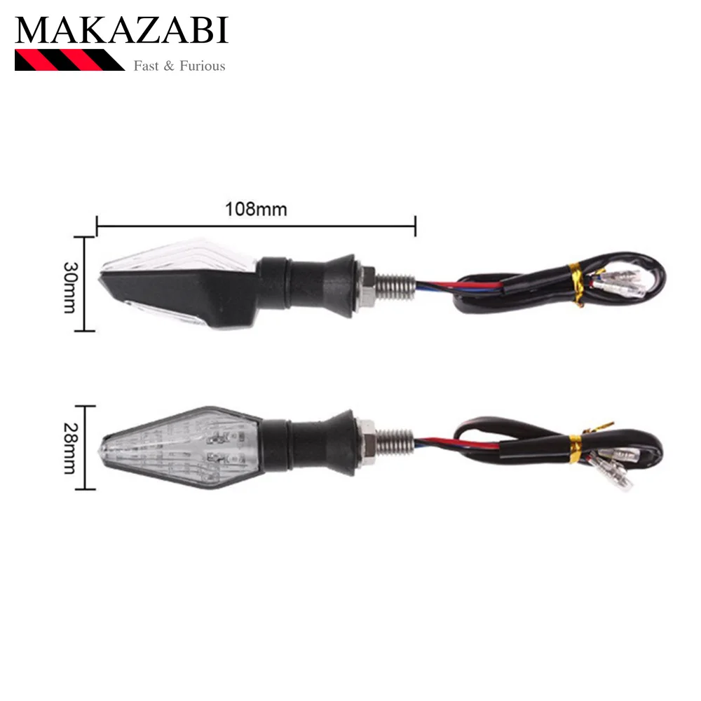 Мотоцикл светодиодный указатель поворота для KAWASAKI z300 ниндзя zx 10r 14r ohlins YAMAHA ys Female