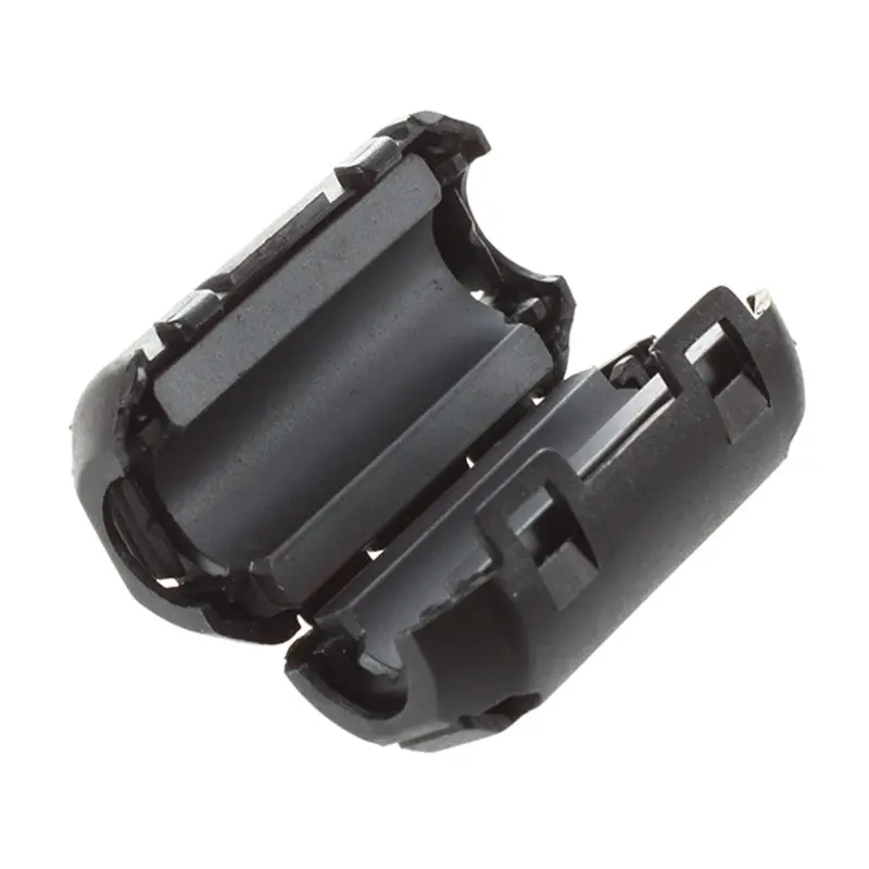 

black 9 mm diameter cable ferrite core filter noise suppressor