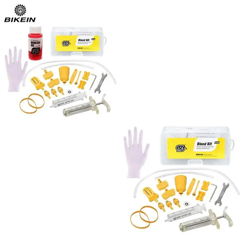 

Bicycle Hydraulic Disc Brake Mineral Oil Bleed Kit for MAGURA, TEKTRO, SRAM Series MTB Bike Brake Repair Tools