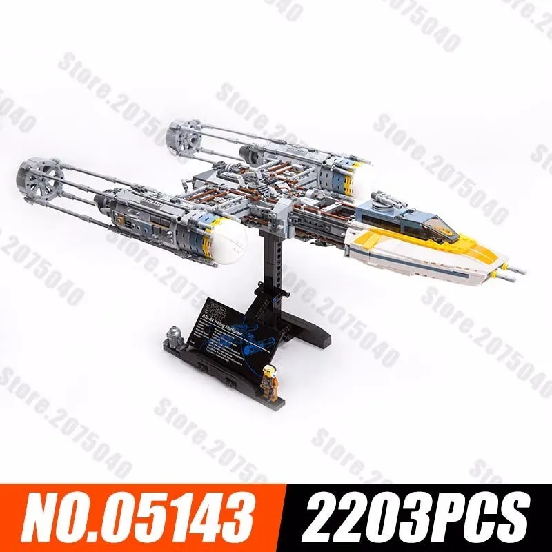 

Happy Spelling 05143 Star Series Y Wing Interstellar Fighter Assembling Insert Building Block Alpinia Small Grain Blocks