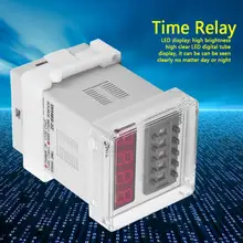 8 Pin Timer Time Relay For Timing Delay Control Digital LED Display Timer Time Relay DH48S-2Z 220V Brand New 220v digital cumulative time counter resetable timer count working hour