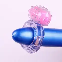 Li bo Cockring вибрационное кольцо эластичные силиконовые петух задержки кольцевой вибратор для Для мужчин пенис, целомудрие клетка