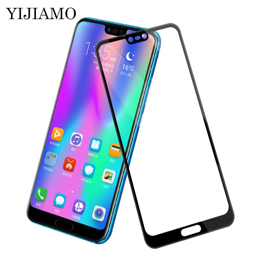 

3D Tempered Glass For Huawei Honor 8C 8X 8 c Full Cover Screen Protector On For Huawei Honor Play 8c 9h Protective Film Glass