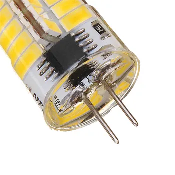 

CLAITE Warm White Pure White G4 6W 5730 SMD 80LED Silicone Dimmable LED Bulb AC110V/220V Energy Saving Suitable for Office
