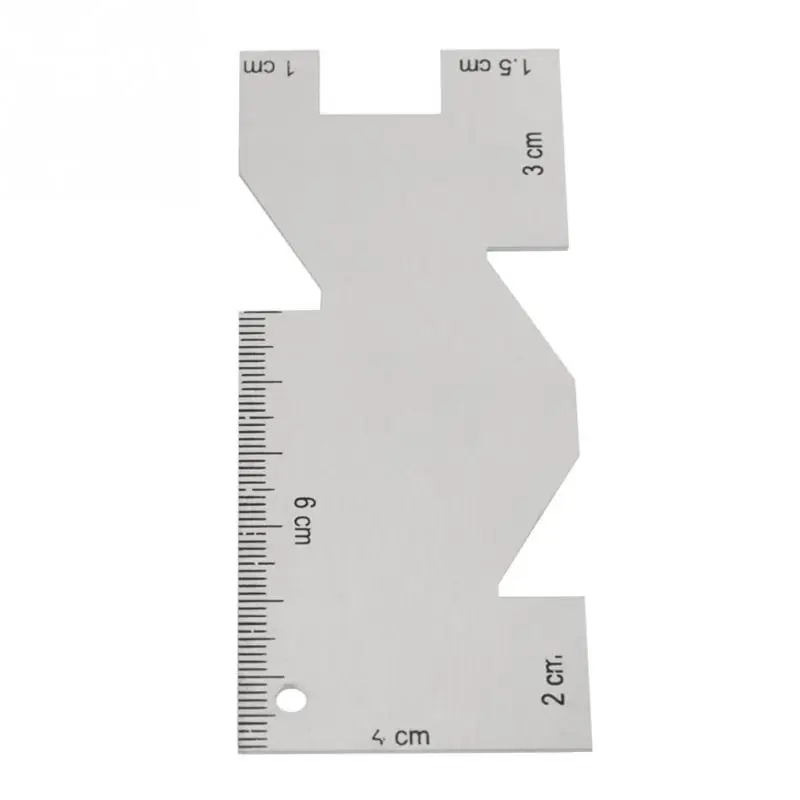 

New Style Multi-function Metal Measuring Gauge Sewing Ruler Measure for Making Clothes Tailor Craft Tool Accessories