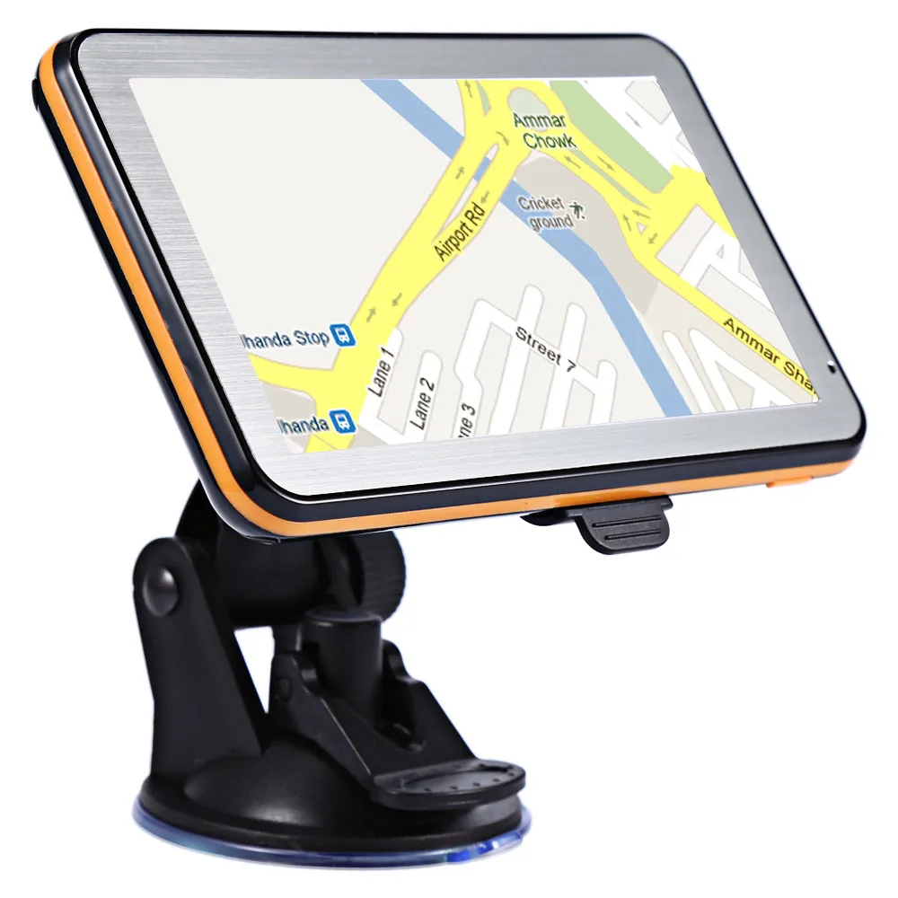 Автомобильный GPS навигатор 5 дюймов 8 ГБ HD FM Bluetooth Карта Европы и Америки|GPS для