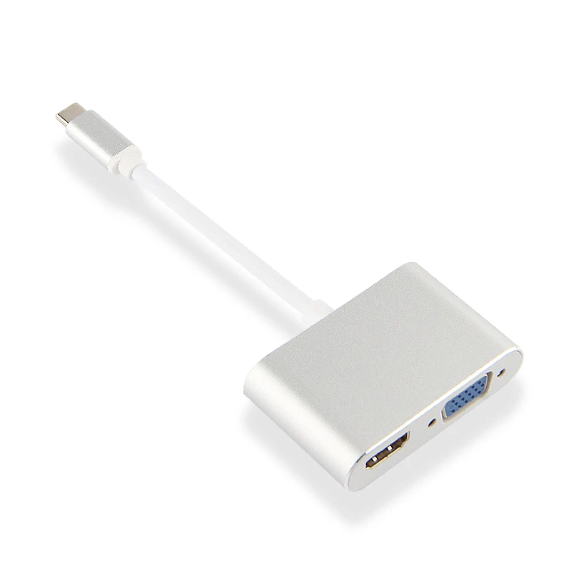 Адаптер HUWEI USB C конвертер в HDMI VGA кабель для Huawei Mate 10/20/P20 Pro Honor note 10 чехол