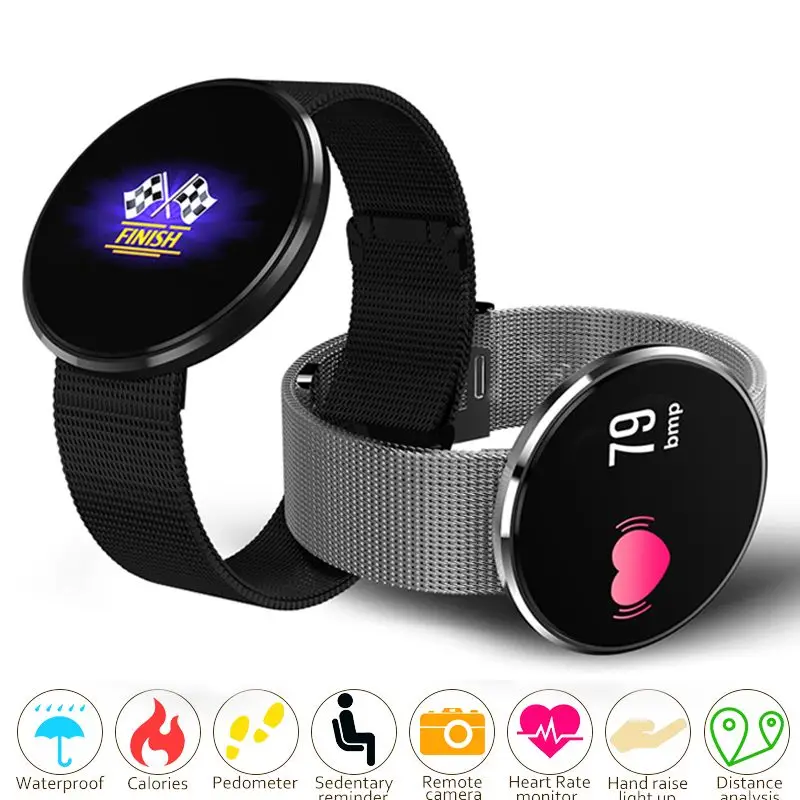 

Unisex Smart Watch Women Men Blood Oxygen Pressure Heart Rate Monitor Pedometer App bluetooth Smart Sport Watch Round Wristwatch